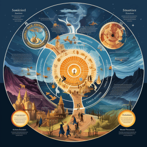 Harry potter timeline infographic.